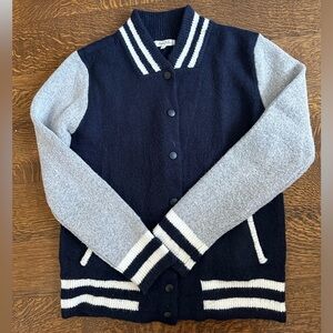 Honey Belle varsity cardigan sweater